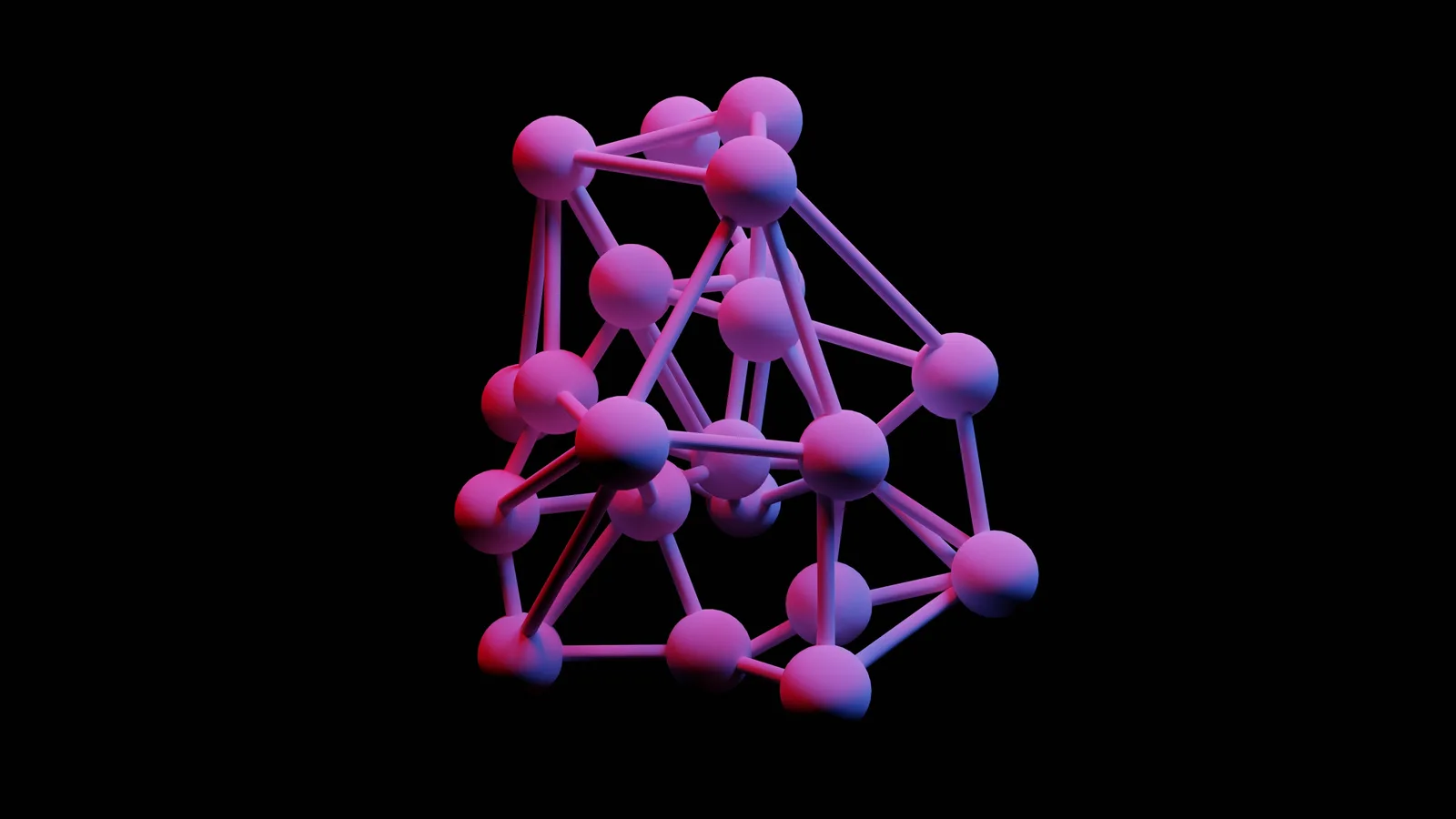 Abstract 3D network of connected spheres representing AI algorithms and vector search, supporting the topic How to Rank in AI Search in this LLM Guide.